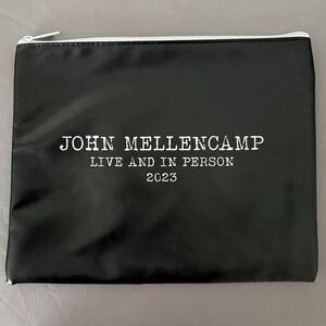 John Mellencamp Live And In Person 2024 Merch Zipper Bag~New Without Tags